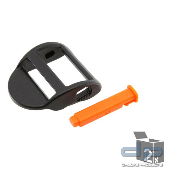 Tatonka - EcoBTS Tension Lock Set (25mm Klemmschnalle) schwarz/orange