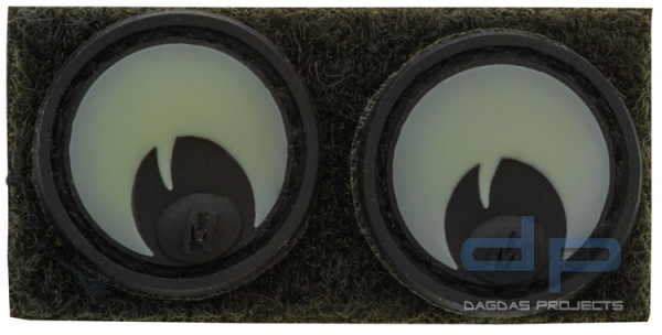 Maxpedition Rubber Patch GOOGLY EYES Glow