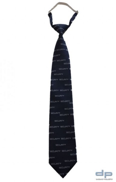 Security Krawatte im Allover Design Farbe Marine