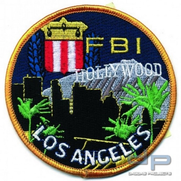 Stoffaufnäher - F.B.I. Los Angeles - Hollywood (Office)
