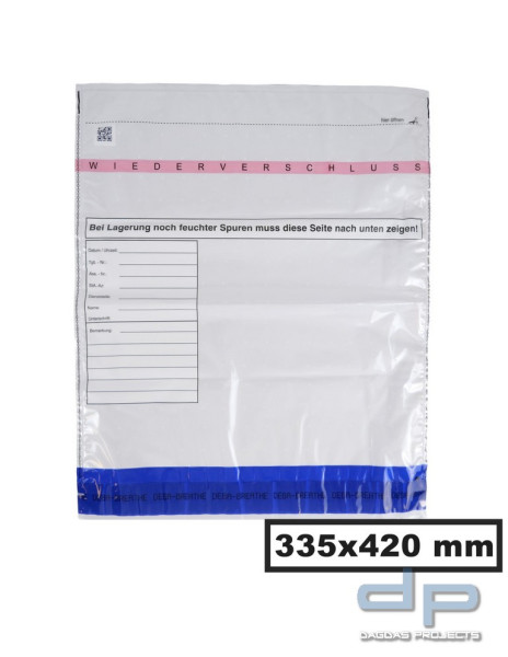 Debabreathe Beweissicherungstasche M 335 x 420mm, 25er Pack