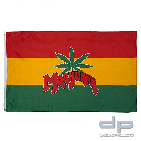 Flagge Marihuana