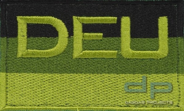 BW Hoheitsabzeichen DEU Oliv mit Klettband - Groß