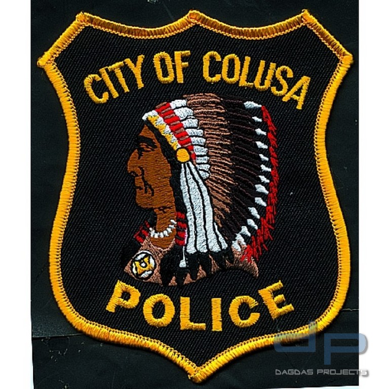 Stoffaufnäher - City of Colusa Police | Dagdas Projects Behördenausrüster