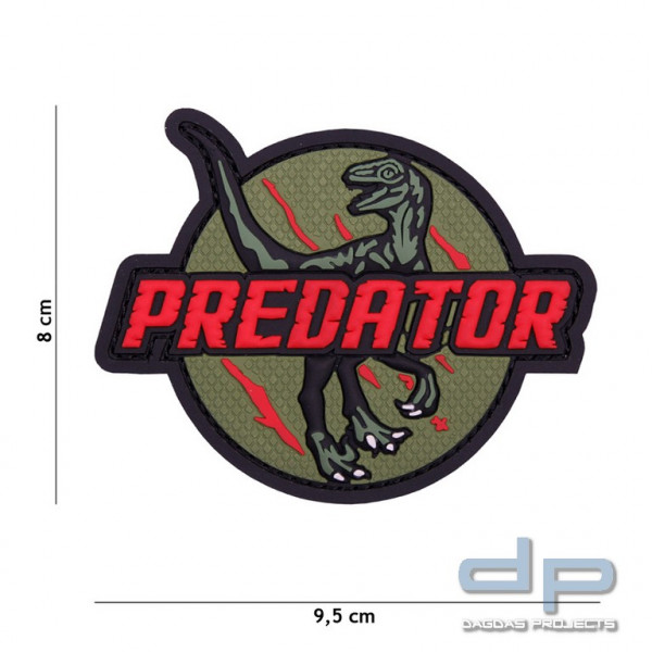Emblem 3D PVC Predator rot