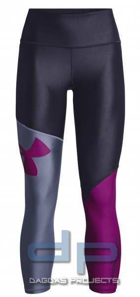 UNDER ARMOUR COLORBLOCK ANKLE LEGGINGS FRAUEN, FARBE: LILA