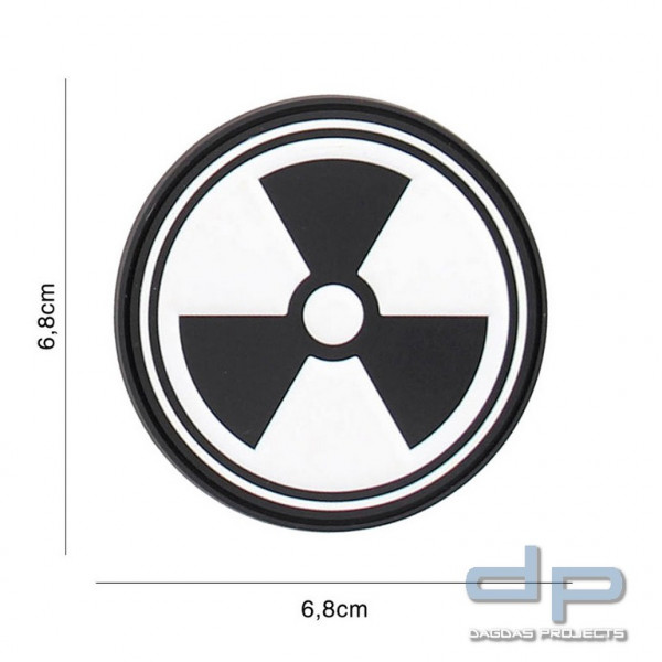 Emblem 3D PVC Nuclear weiss