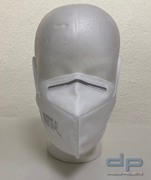KN95 FFP2 Maske mit elastischen Bändern Atemschutzmaske mit 95% Filterleistung