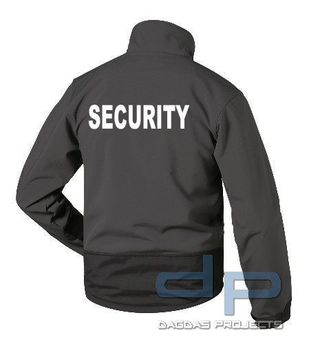 Security Softshell Jacke schwarz