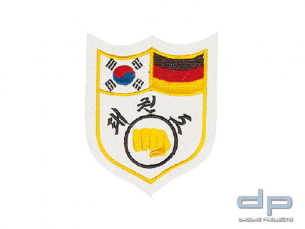 Stickabzeichen deutsch-koreanische Taekwondo-Freundschaft