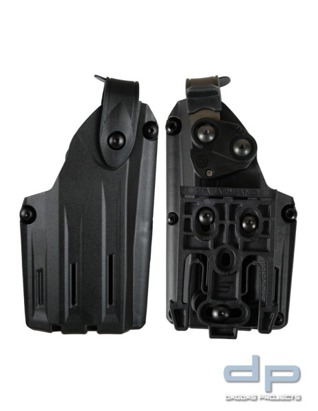 SAFARILAND® SafariVault(TM) SLS Dienstholster für Taser® 10 mit QLS-Gabel MS19
