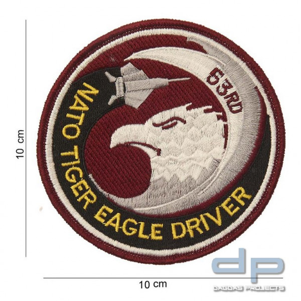 Emblem Stoff Nato Tiger Eagle Driver